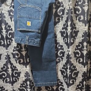Blue Denim Cargo Pants